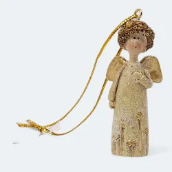aniołki- zaw. w beżowych sukienkach (polires 26155