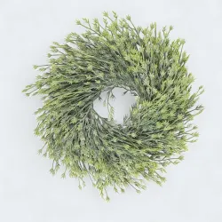 wianek z zielonych pędów 30cm 51218