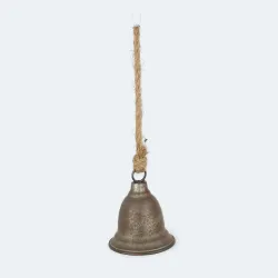 Dzwonek poj. brąz antyk metal BNM-197-04859-25