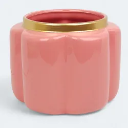 Pouff pot O15,8 h.12 cm terra pink 38122