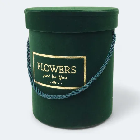 Flower box dark green ART17149